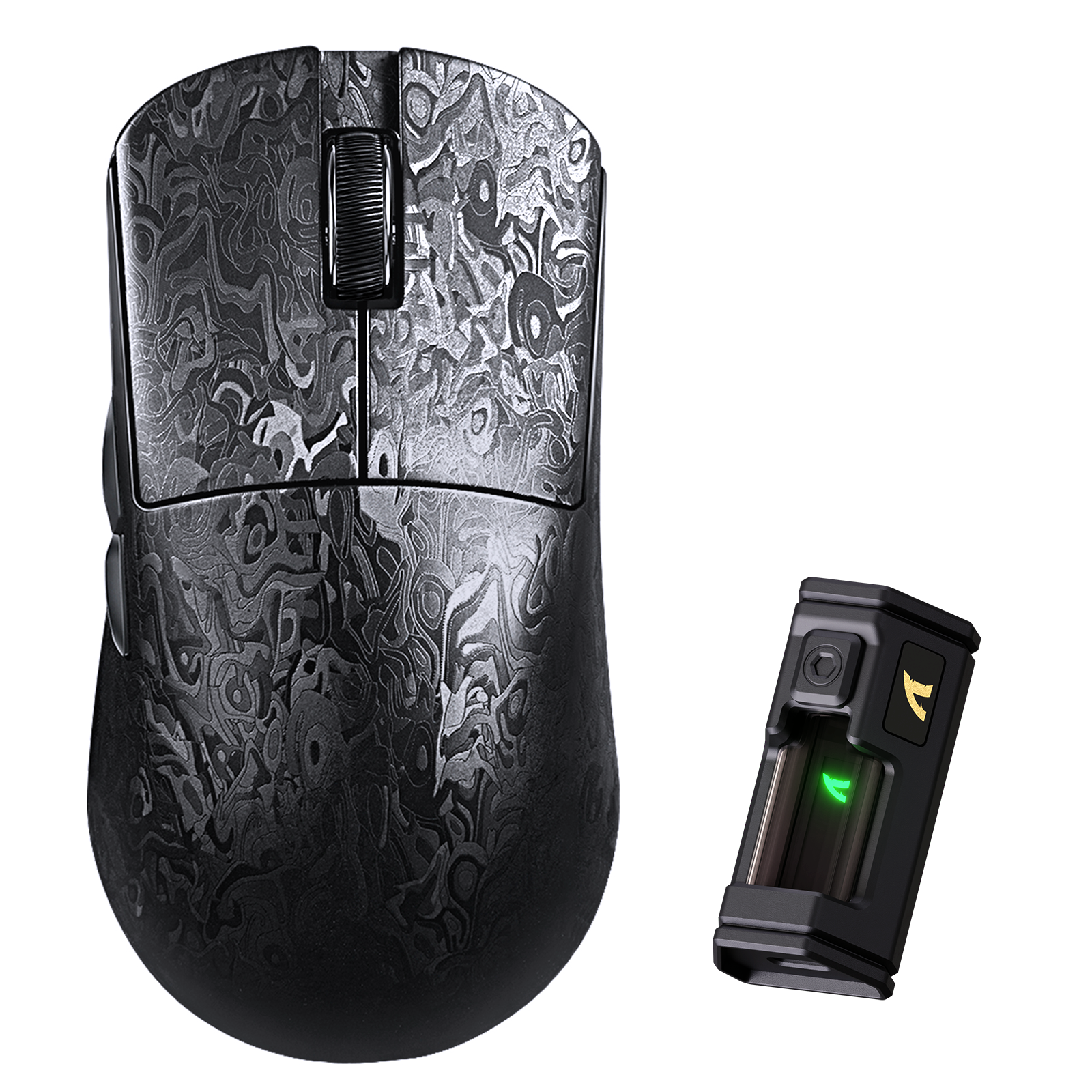 R11 ULTRA 8K ワイヤレスマウス | 49g カーボンファイバーシェル