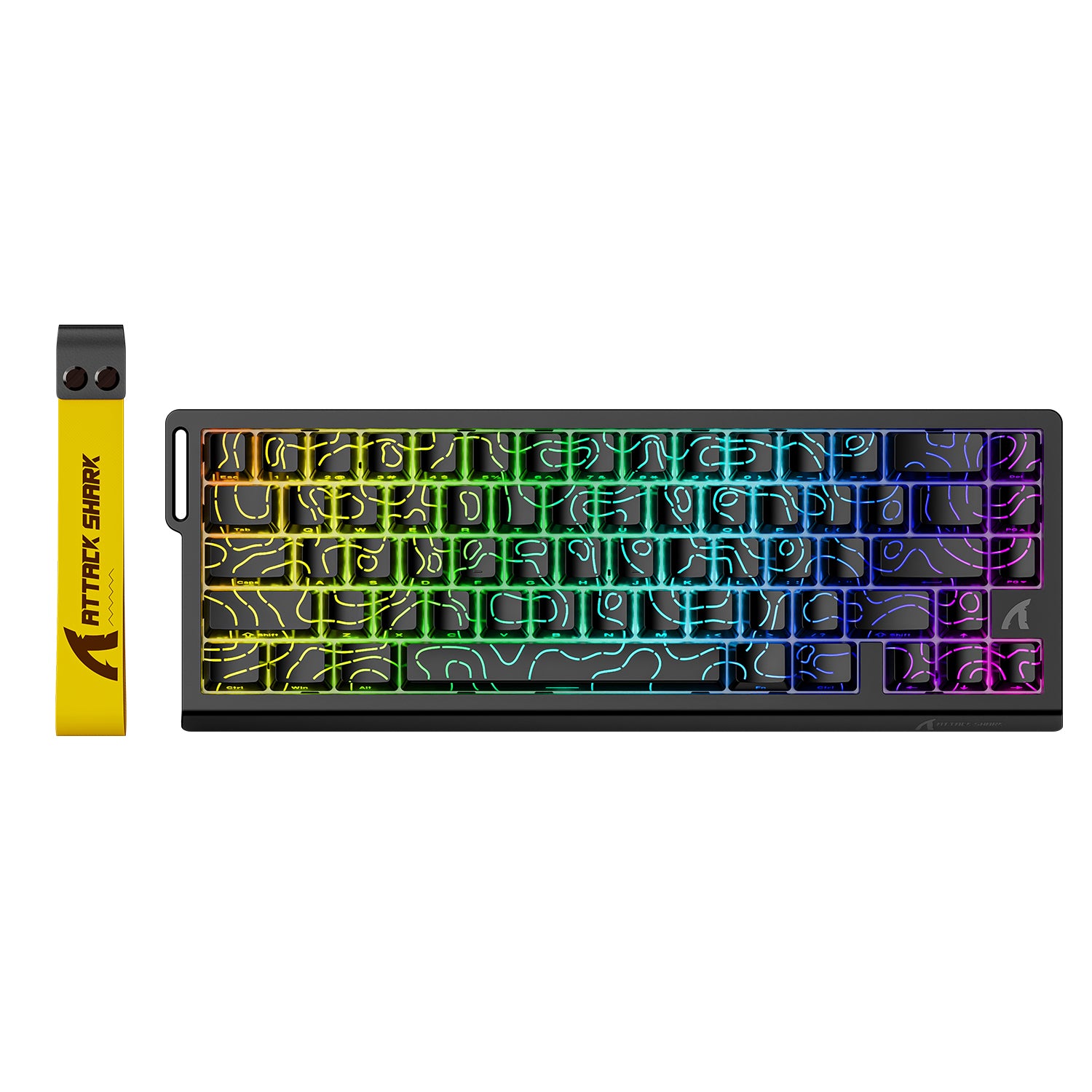 ATTACK SHARK X68HE ラピッドトリガーキーボード + R1 ワイヤレス