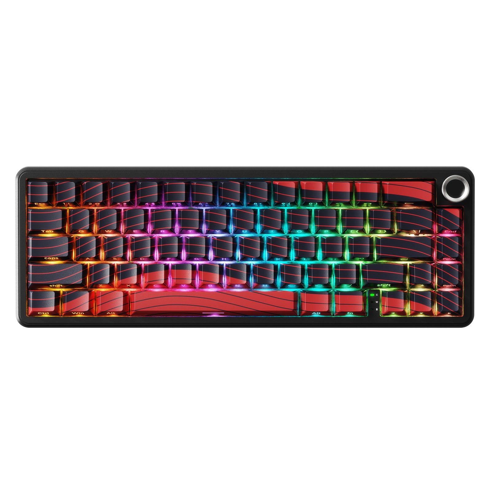 60% ワイヤレス メカニカルキーボード | ホットスワップ 8K コイルケーブル
