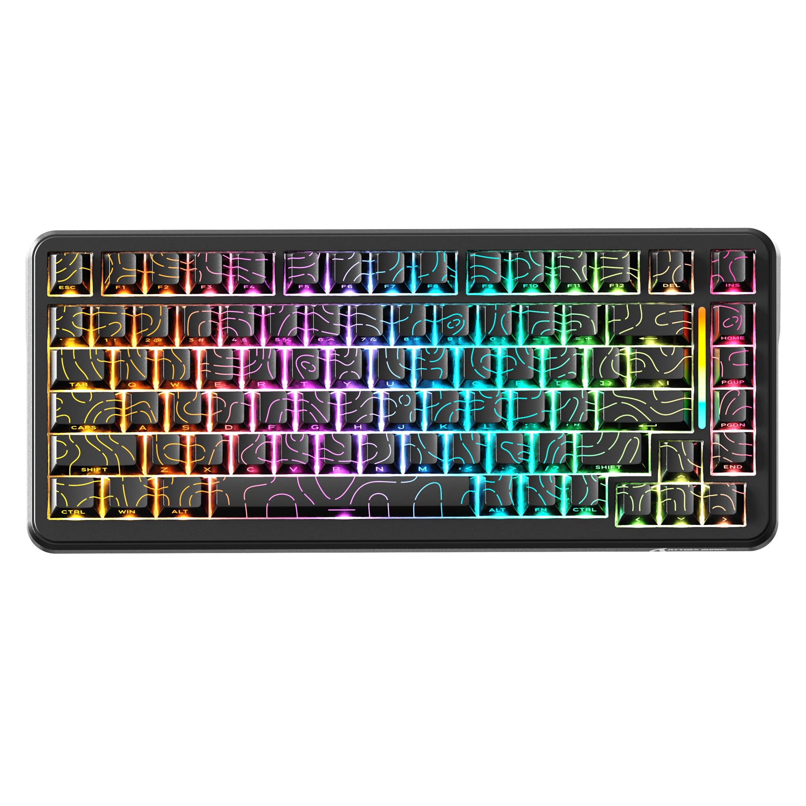 60% ワイヤレス メカニカルキーボード | ホットスワップ 8K コイルケーブル