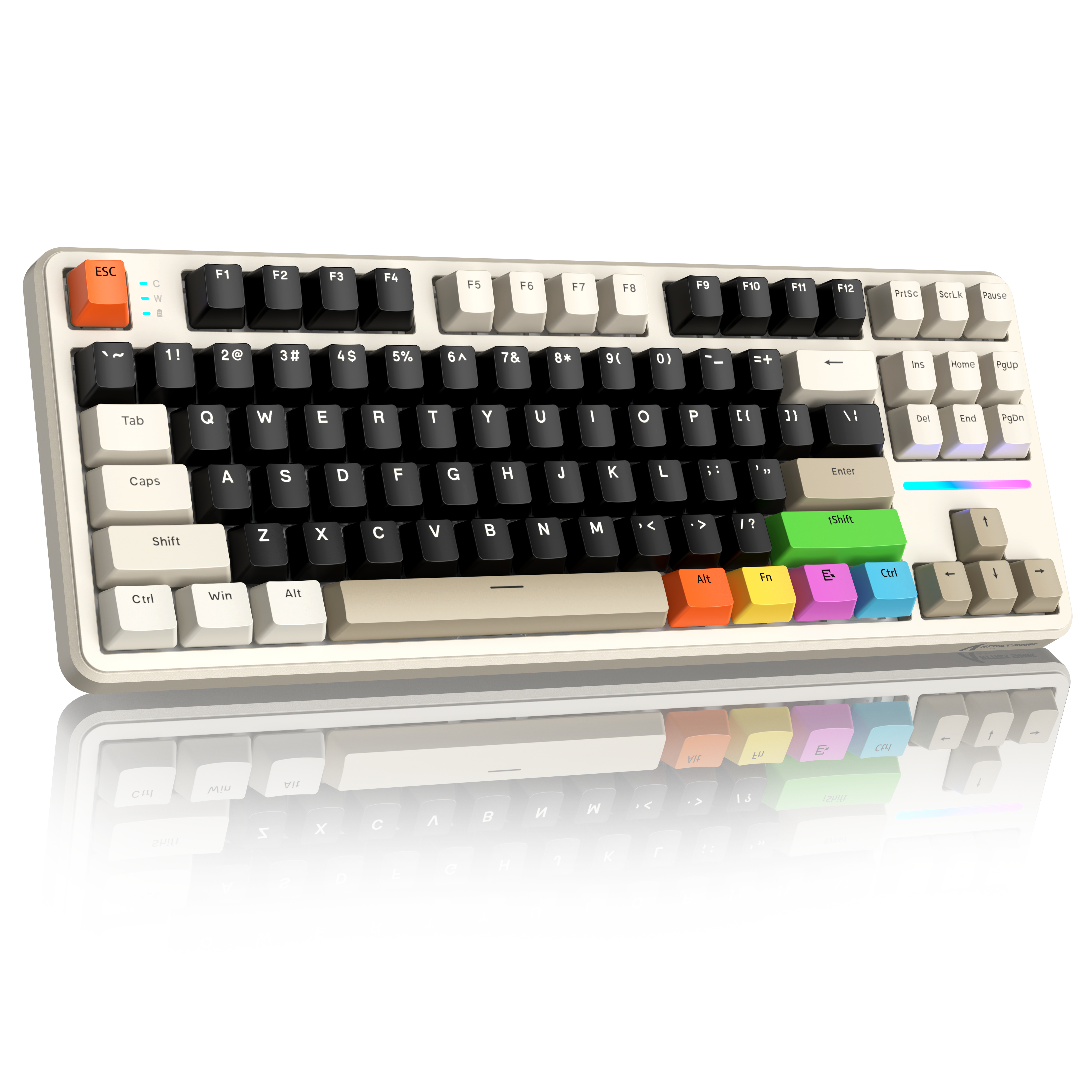 トリモード 80% キーボード ホットスワップ対応 | X87 ゲーミング